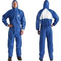 3M Disposable Protective Coverall, Zipper, Hoodie, Elastic Wrist & Ankles 46719-62978